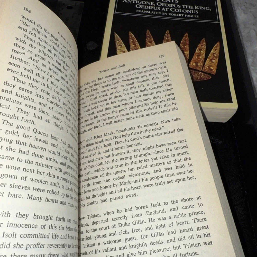 Medieval Romances & Sophocles Paper‎ Back Books.  5039
